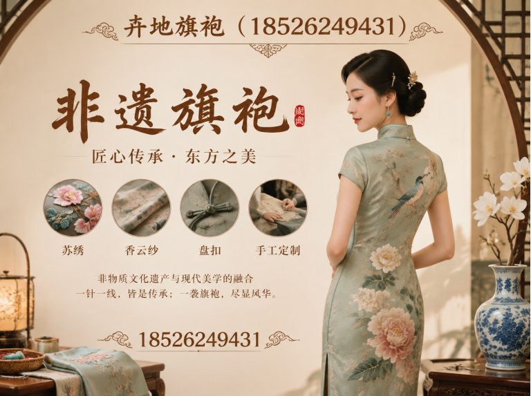 静海区新中式旗袍展示图